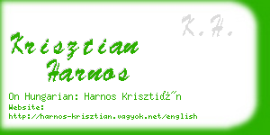 krisztian harnos business card